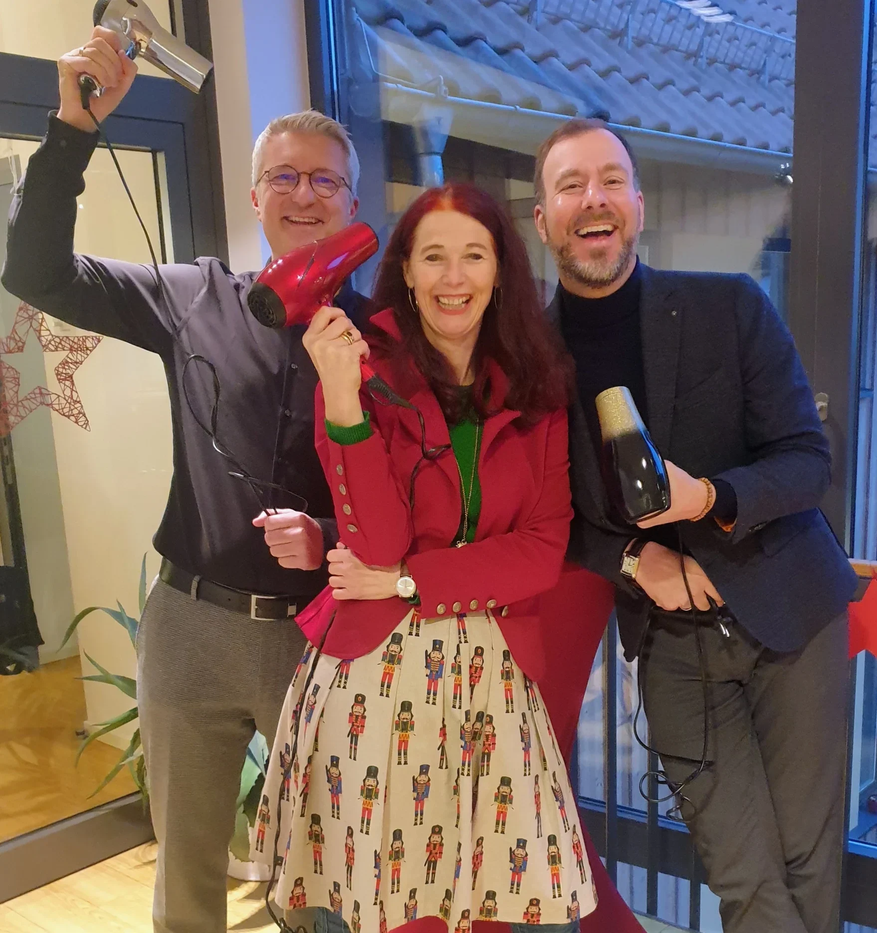 Kirche im Friseurgeschäft